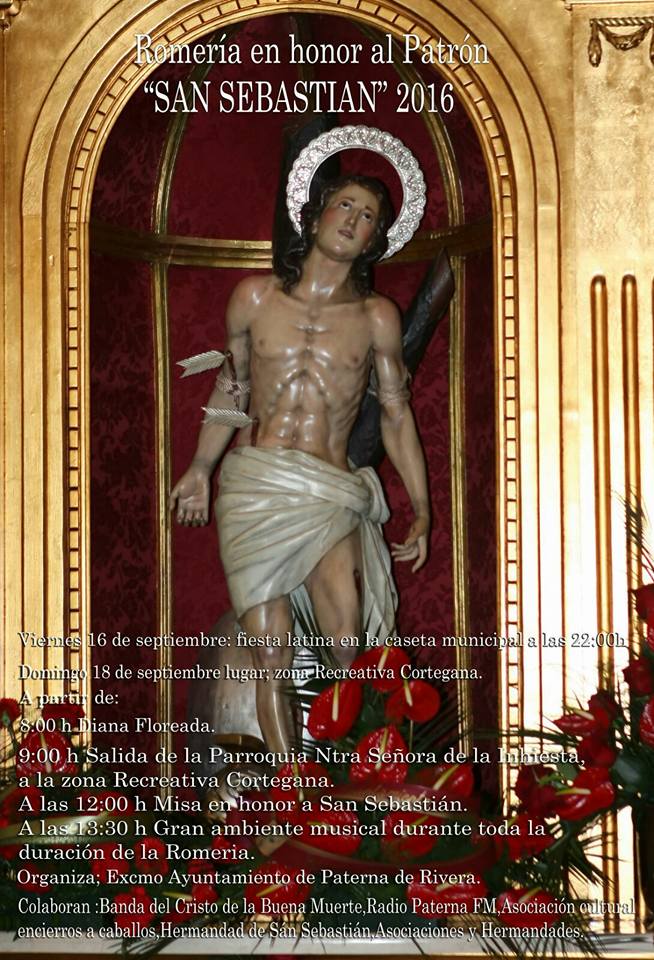 Romería de San Sebastián 2016 Paterna de Rivera